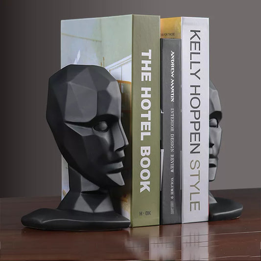 Human Face Bookshelf Stand