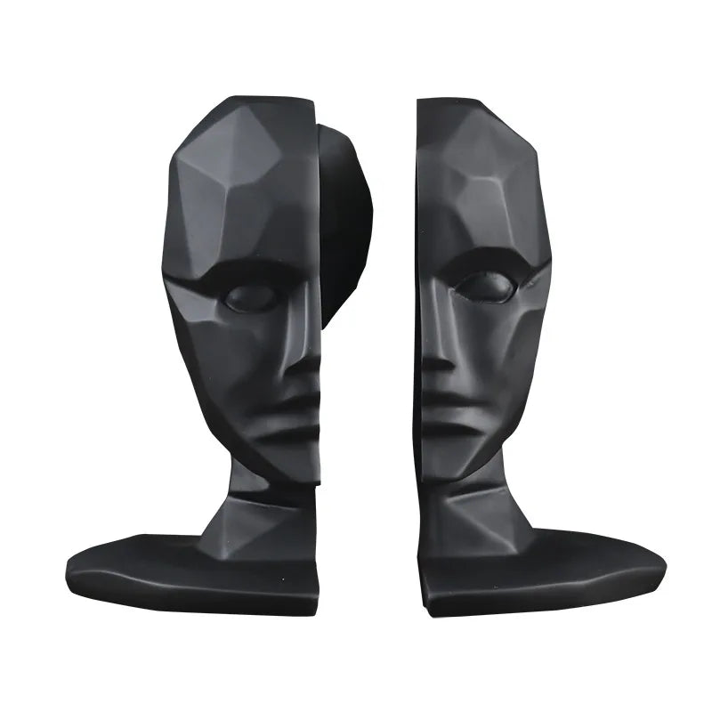 Human Face Bookshelf Stand